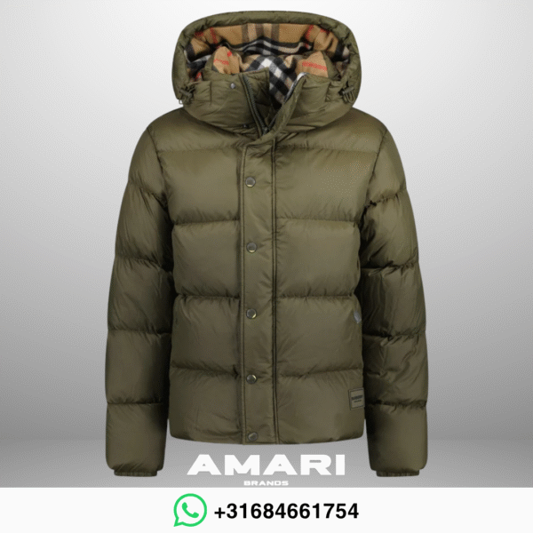 1 Burberry - Halsby Puffer Down Jacket 2025 Edition - Groen