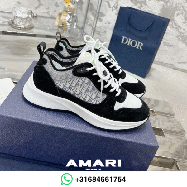 1 Dior - B25 Runner Sneaker - Zwart