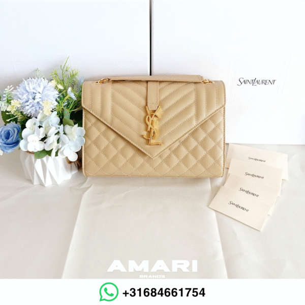 Saint Laurent - Envelope Bag - Beige