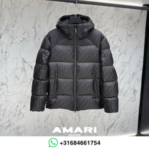 1 Dior - Winterjas met Oblique-motief - Zwart