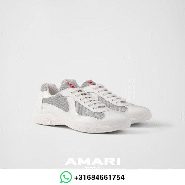 Prada - America's Cup Sneakers - Wit / Grijs