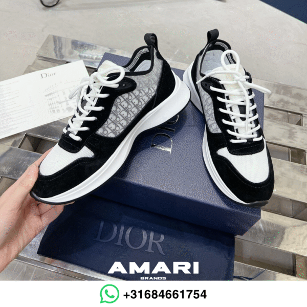 2 Dior - B25 Runner Sneaker - Zwart