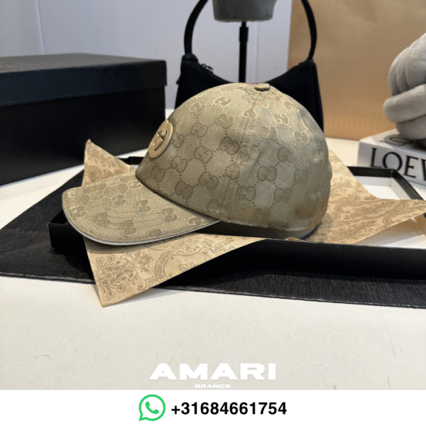 Gucci - Interlocking G baseball cap - Beige