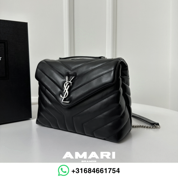 Saint Lauren - Crossbodytas met monogram - Zwart