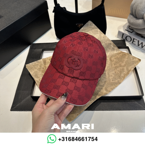 Gucci - Interlocking G baseball cap - Rood