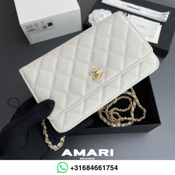 Chanel - Classic Women Bag - Wit