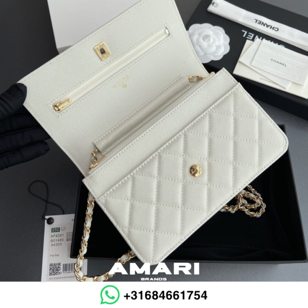 Chanel - Classic Women Bag - Wit