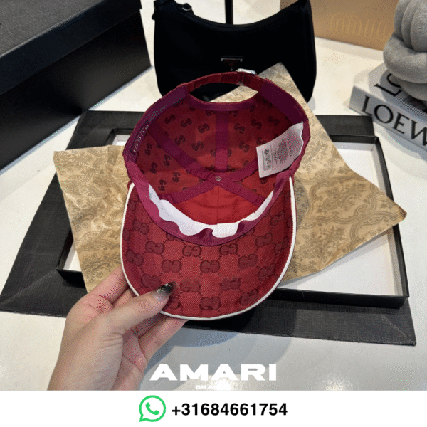 Gucci - Interlocking G baseball cap - Rood