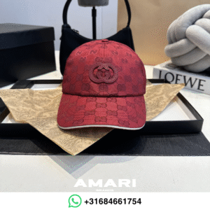 Gucci - Interlocking G baseball cap - Rood