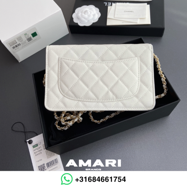 Chanel - Classic Women Bag - Wit