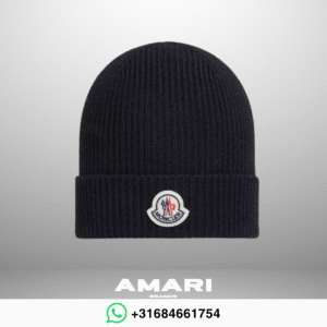 Moncler - Wool Beanie - Zwart