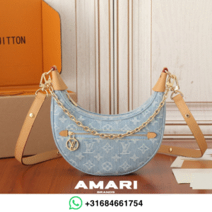 Louis Vuitton - Denim Monogram Bag - Blauw
