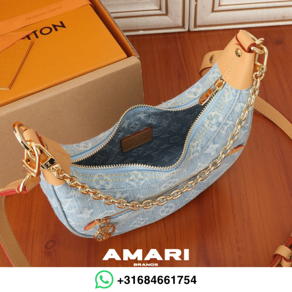 Louis Vuitton - Denim Monogram Bag - Blauw