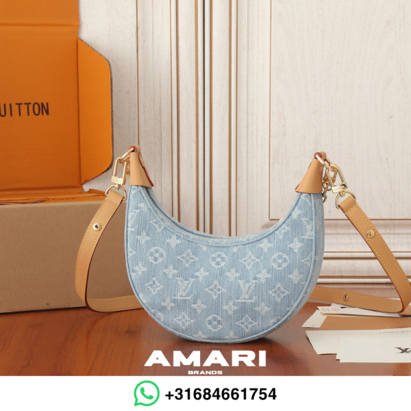 Louis Vuitton - Denim Monogram Bag - Blauw