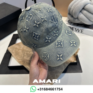 Louis Vuitton - Monogram Washed Denim Cap - Blauw