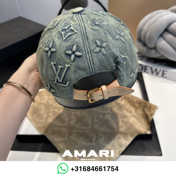 Louis Vuitton - Monogram Washed Denim Cap - Blauw