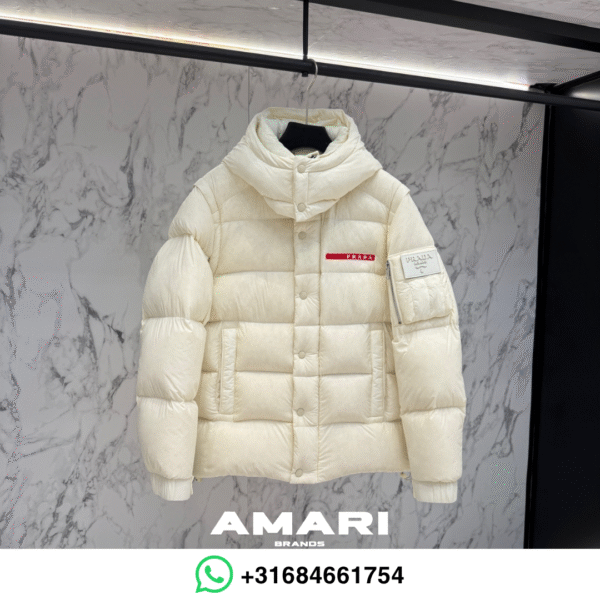 Prada - Winterjas + Bodywarmer - Wit