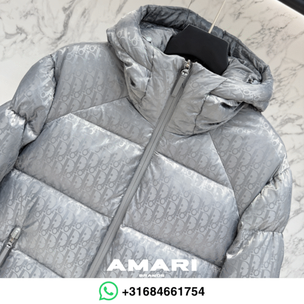 Dior - Winterjas met Oblique-motief - Grijs