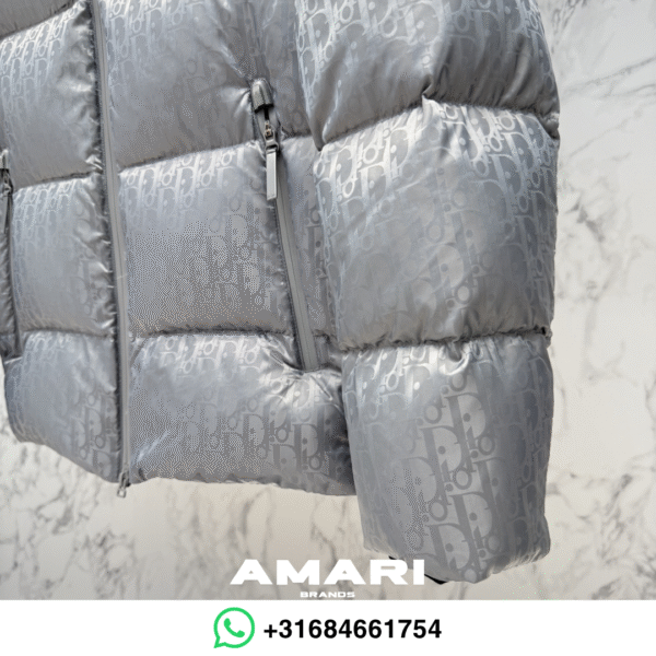 Dior - Winterjas met Oblique-motief - Grijs