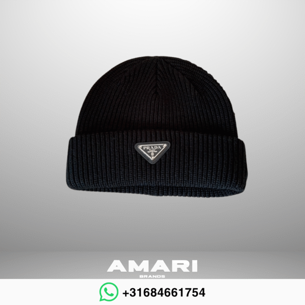 Prada - Wool Beanie - Zwart